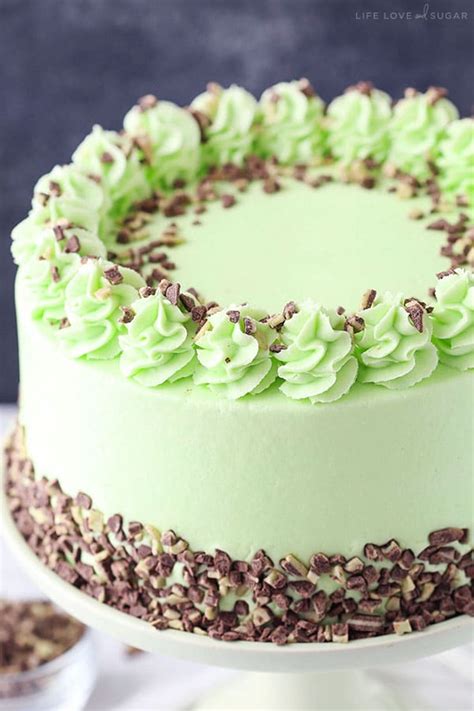 Mint Chocolate Chip Layer Cake | A Mint Lover's Dream Dessert!