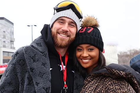 Travis Kelce & Ex Girlfriend Kayla Nicole Link up at Kansas city, she came as a fan to support ...