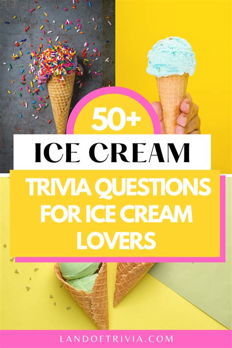 Scoops of Fun: Test Your Knowledge with These Ice Cream Trivia Questions! | Ice cream facts, Ice ...