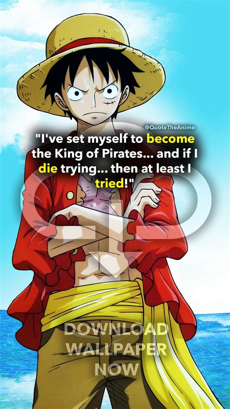 One Piece Luffy Best Quotes - Quetes Blog