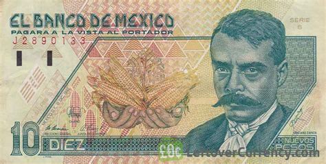 10 Mexican Pesos banknote (Series D) - Exchange yours for cash today