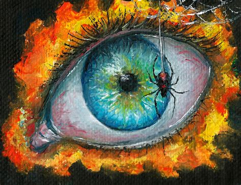 Eye Surreal View, Painting by Natalja Picugina | Artmajeur