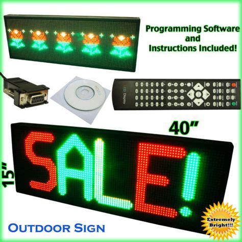 17 Best Outdoor LED Message Boards images | Led signs, Signs, Led