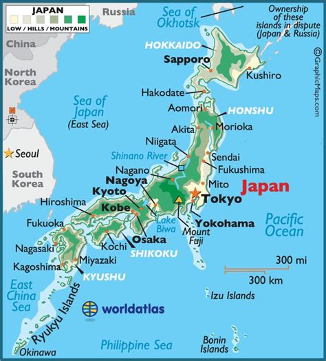 Japan Maps & Facts | Japan map, Japan travel, Japan