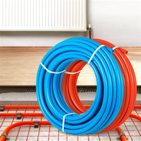 VEVOR PEX Pipe 2 Rolls of 1/2 Inch X 100 Feet Flexible Water Pipe ...