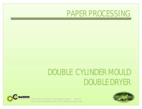 All about paper Manufacturing: Paper Making Process