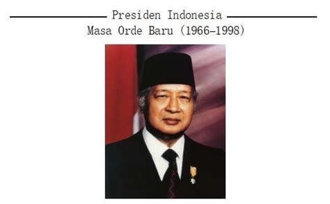 Kondisi Indonesia pada Masa Orde Baru (1966-1998) – idschool.net