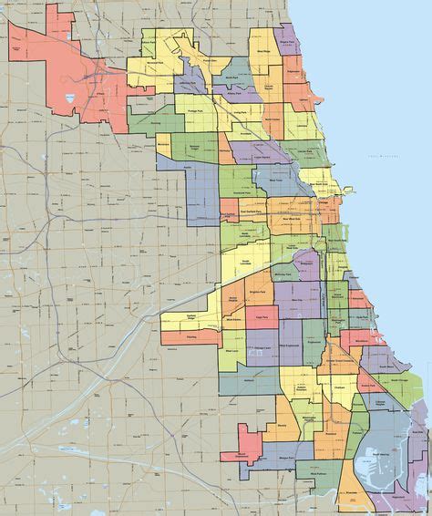 10 Best Chicago neighborhoods map images in 2020 | Chicago neighborhoods, Chicago, Map