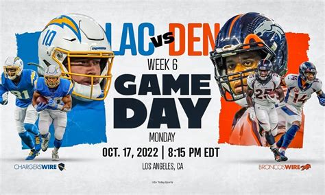 Denver Broncos vs. Los Angeles Chargers: Live game updates from Week 6