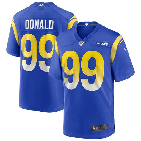 Aaron Donald Los Angeles Rams Nike Game Jersey - Royal - Walmart.com ...