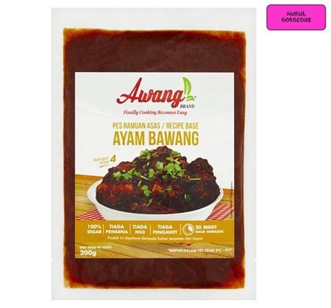 Awang Brand Recipe Base Ayam Bawang 200g | Lazada