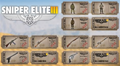 Co-Optimus - News - Sniper Elite 3 DLC Packs and 'Hunt the Grey Wolf' Mission Now Available