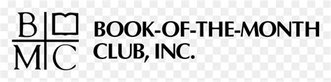 Book Of The Month Club 01 Logo Transparent Black And White, Gray, World ...