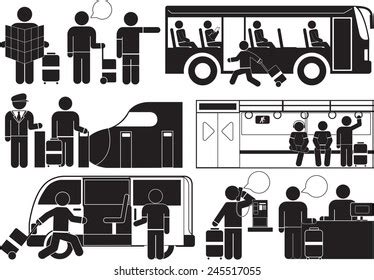 7,070 Silhouette People Bus Images, Stock Photos & Vectors | Shutterstock