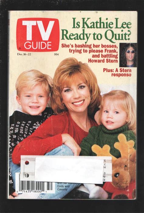 TV Guide 12/16/1995-Kathie Lee Gifford photo cover-star pix-VG: (1995 ...