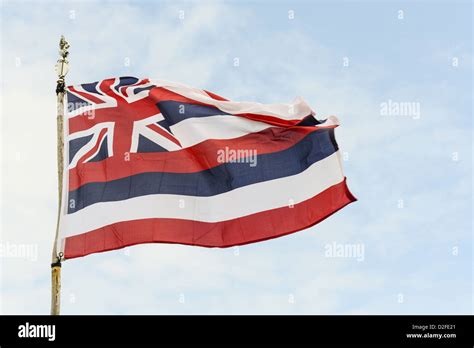 Hawaii State Flag Stock Photo - Alamy