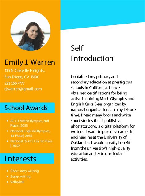 Self Introduction Essay Template in Word - Download | Template.net