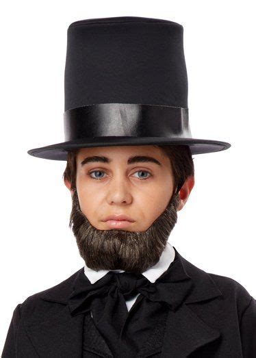 Child's Honest Abe Dark Brown Beard | Beard costume, Abe lincoln costume, Book week costume