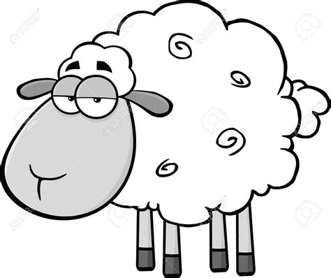 Simple Sheep Drawing at GetDrawings | Free download