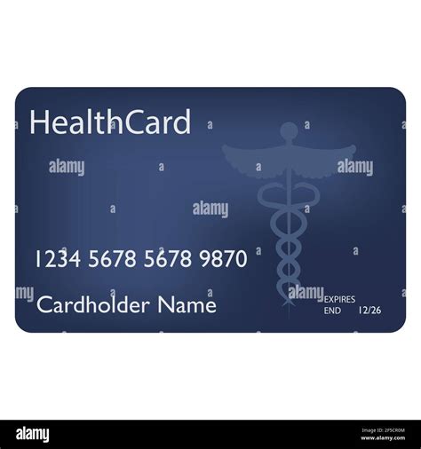 Medical insurance card. Medical service concept. Blank Health Care ...