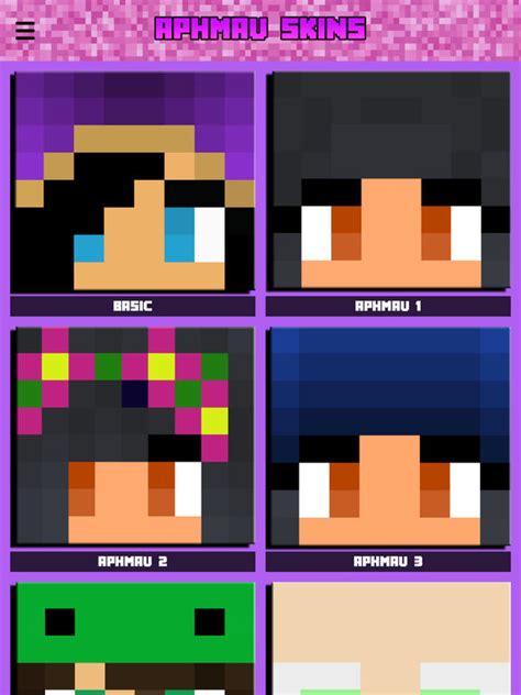 APHMAU SKINS With Baby & MC Diaries Skin for Minecraft Game MCPE - AppRecs