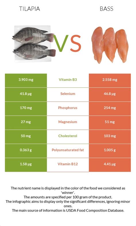 Tilapia vs. Bass — In-Depth Nutrition Comparison