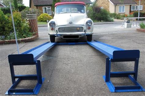 Car lift/ramps - the simple unique patented MR1s for DIY mechanics | Car ramps, Diy car ramps ...