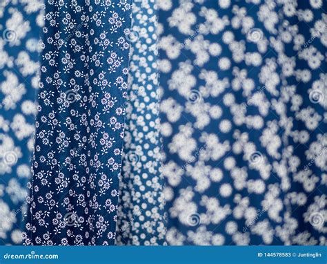 Traditional Dye Fabric in Indigo Blue Stock Image - Image of ethnic ...