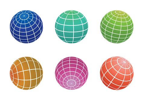 Globe Grid PNG