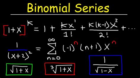 Binomial Series - YouTube