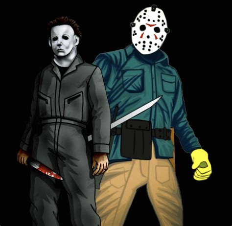 Jason Voorhees and Michael Myers Wallpaper by spoiledbrat123 on DeviantArt