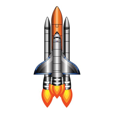 Space galaxy rocket launch, rocket ship. vector, business product illustration concept in the ...