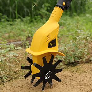 Amazon.com : Cordless Tiller Cultivator Electric Rototiller Compatible with DeWALT 20v Max ...