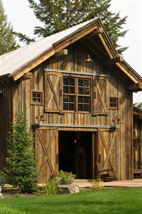 Rustic Barn : Classic Sliding Barn Door : Gooseneck Barn Lights www.rubylane.com # ...