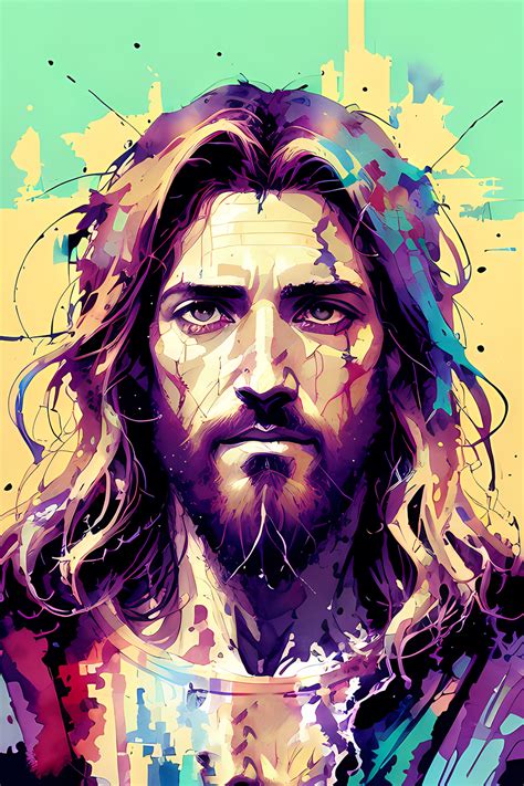 Download Digital Illustration, Jesus Christ, Comic Style. Royalty-Free ...