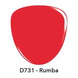 D731 Rumba Red Crème Gel Polish + Dip Set – RevelNailTest