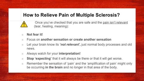 Multiple Sclerosis Pain Relief - Healing Multiple Sclerosis