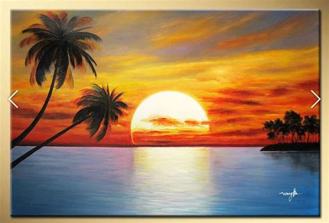 Pin by Ashley Centella on Painting | Oil painting landscape, Sunset painting, Beach painting