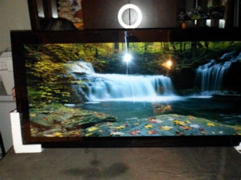 Waterfall Moving Pictures Light & Sound Large Picture Frame | Large picture frames, Picture ...