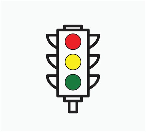 Traffic light icon vector logo design template 7526761 Vector Art at ...