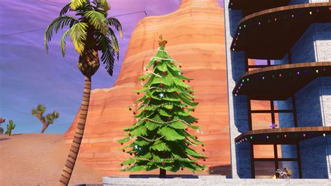 Fortnite Christmas tree locations: where to dance in front of different ...