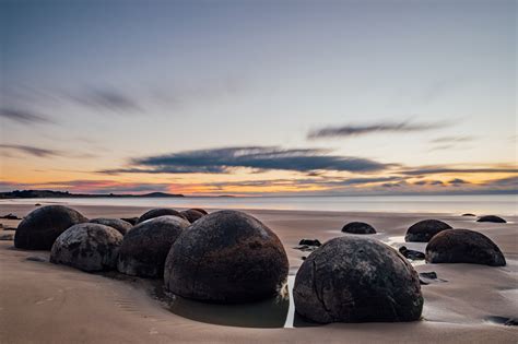 Landscape Photo Print - Moeraki Boulders Sunrise - NZ - Scottvs. Photohgraphy