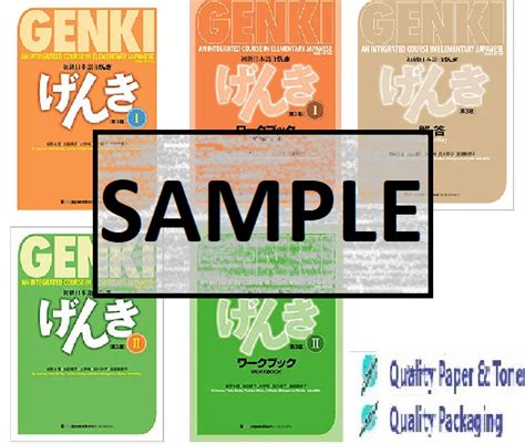 [☘️PRINTED☘️] Genki 3rd Edition Vol.1 & 2 ┃Textbook / Workbook / Answer ...