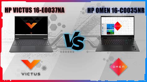 HP VICTUS 16-E0037NA 2021 VS HP OMEN 16-C0035NR 2021 - YouTube