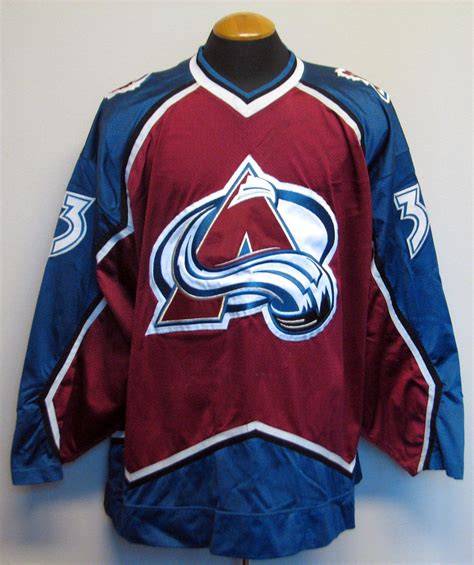 Lot Detail - 1990s Patrick Roy Colorado Avalanche Game-Used Jersey