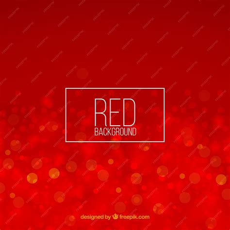 Premium Vector | Abstract red bokeh background