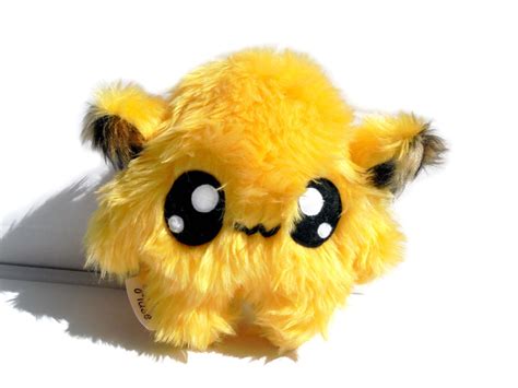 Fluse Kawaii Plush cute Monster stuffed animal yellow