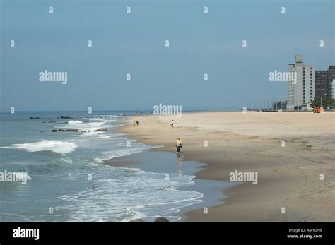 Coney Island Beach Stock Photo - Alamy