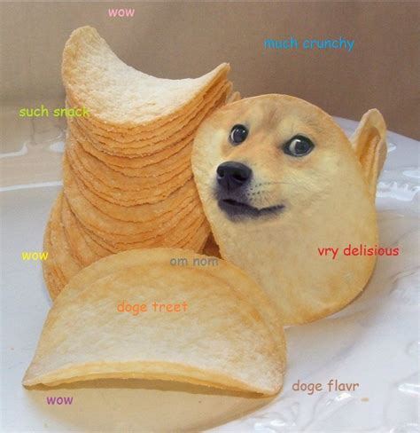 Delicious Doge Flavoured Chips 🍽️ | Funny doge, Doge dog, Doge meme