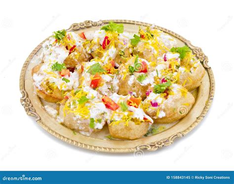 Dahi Puri Or Dahi Papdi Royalty-Free Stock Image | CartoonDealer.com ...